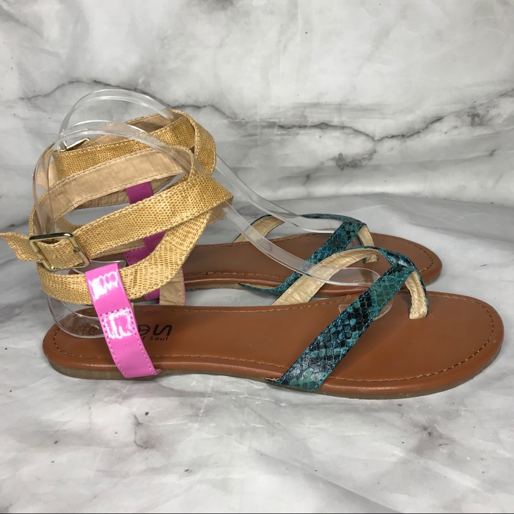 Shoes of Soul ankle wrap sandals 9/10